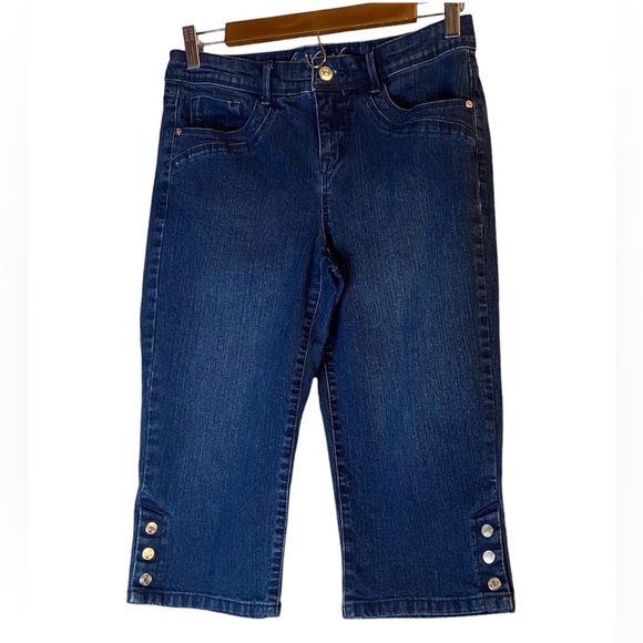 Gloria Vanderbilt Shorts Gloria Vanderbilt Dark Wash Cropped